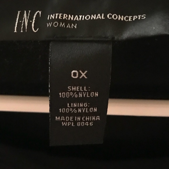 Women’s black sequence INC shirt - Picture 2 of 2